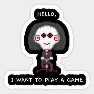 Jigsaw from Saw (Movie) Sticker